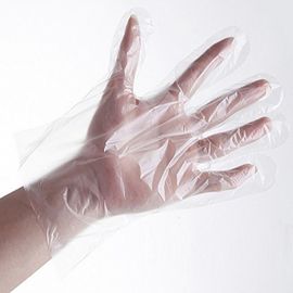 China Ambidextrous Durable Disposable Poly Gloves Powder Free ISO9001 Approval supplier